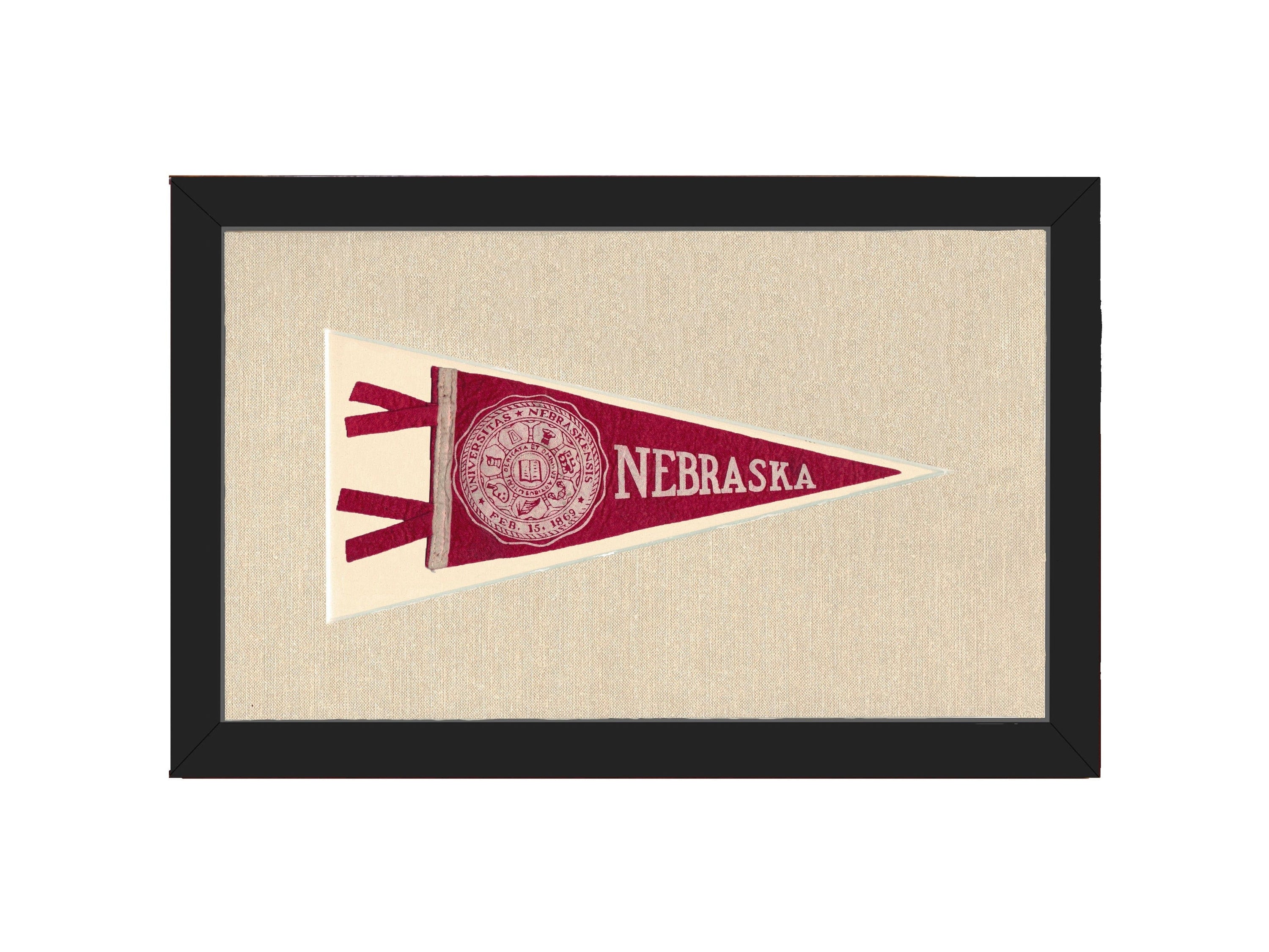 Americana Memories Vintage Pennants and Memorabilia Vintage University of Nebraska Pennant