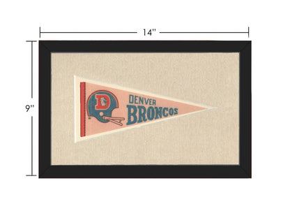 Vintage Denver Broncos Pennant