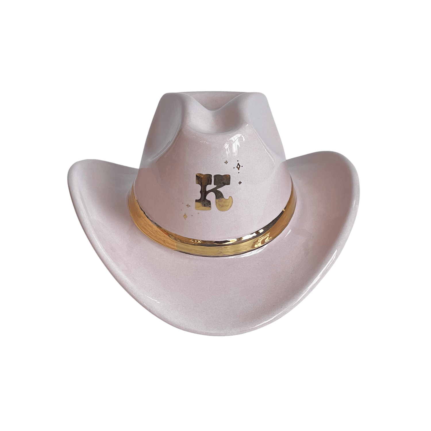 Ruby Clay Company Sparkle Confetti Monogrammed Cowboy Hat