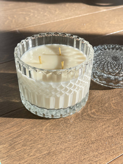 Oddly Brewed Soy candle Cloe Crystal Candle