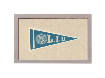 Americana Memories Vintage Pennants and Memorabilia Vintage Long Island University Pennant