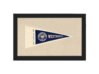 Americana Memories Vintage Pennants and Memorabilia Vintage Westminster College Pennant