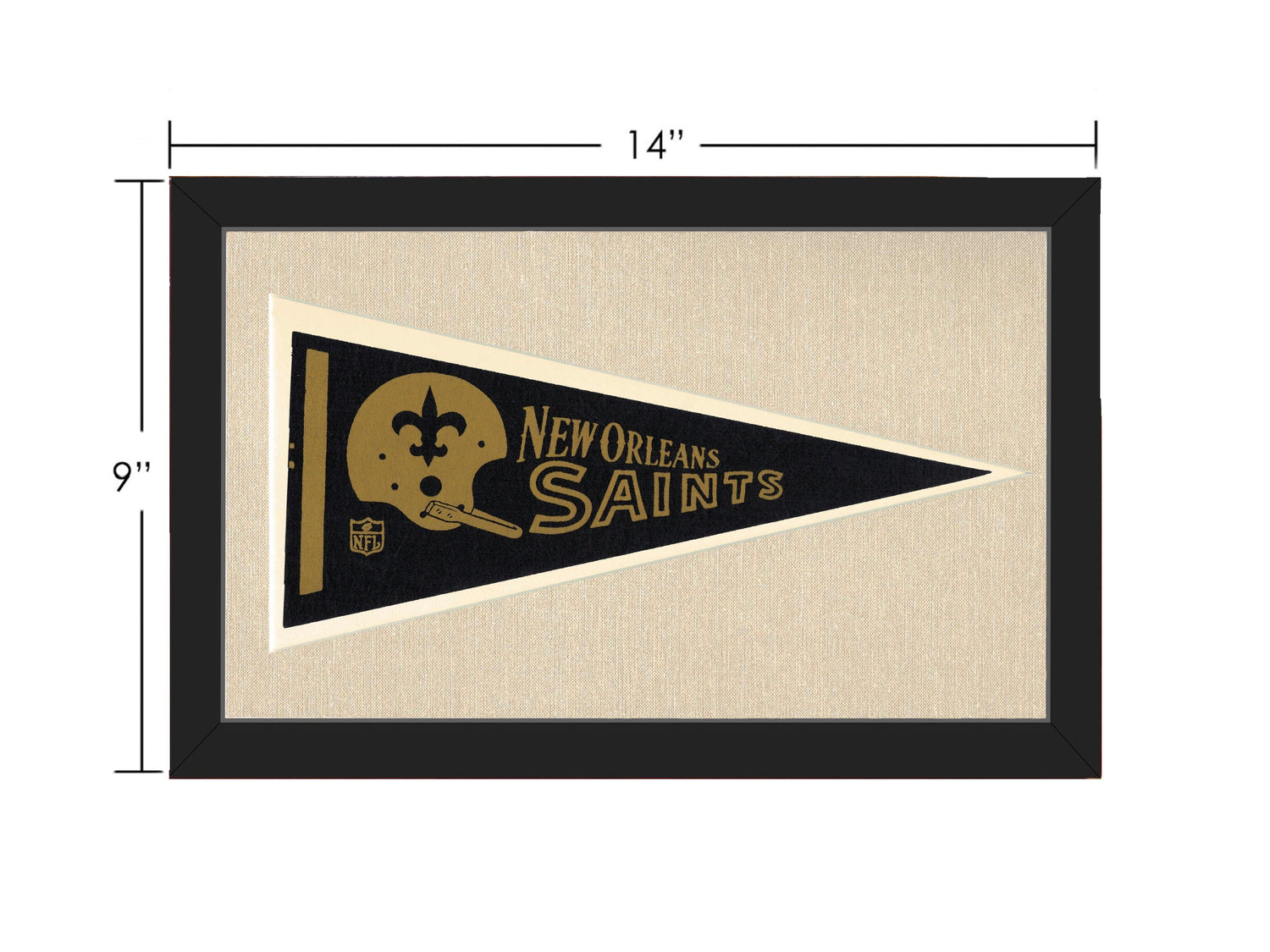Americana Memories Vintage Pennants and Memorabilia Vintage New Orleans Saints Pennant