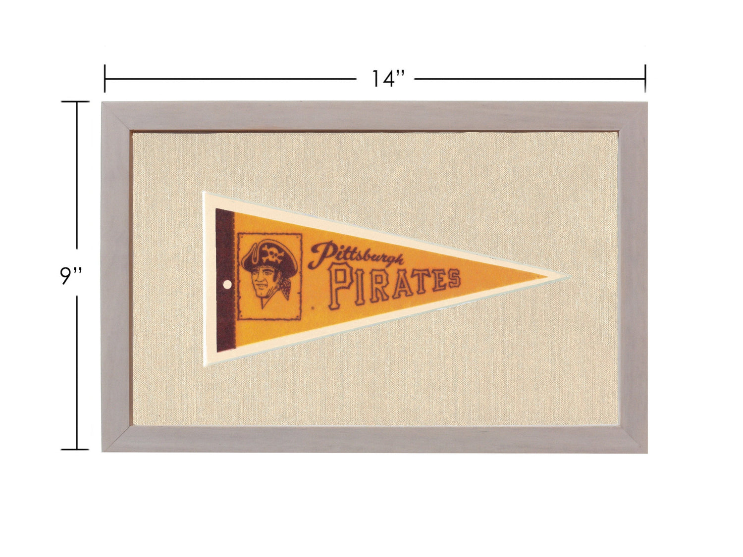 Americana Memories Vintage Pennants and Memorabilia Vintage Pittsburgh Pirates Pennant