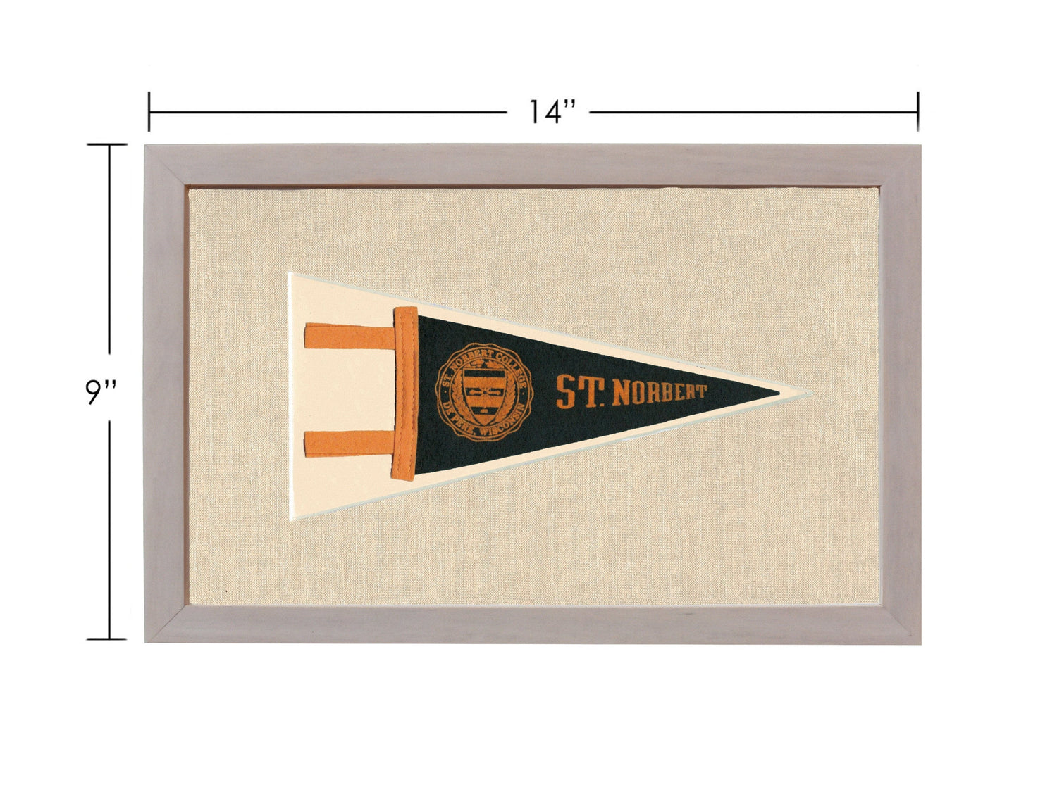 Americana Memories Vintage Pennants and Memorabilia Vintage St Norbert College Pennant