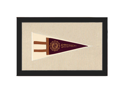 Americana Memories Vintage Pennants and Memorabilia Vintage Stephen’s College Pennant
