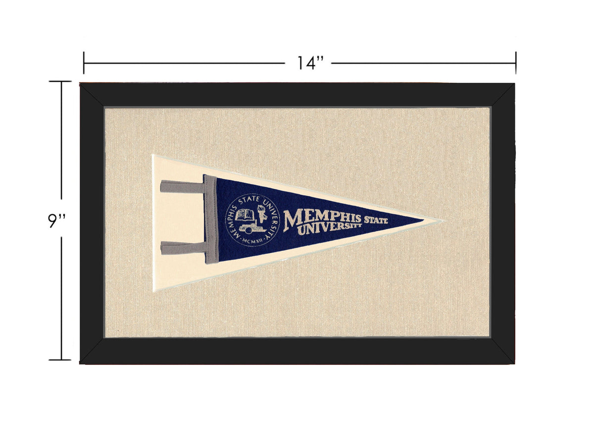 Americana Memories Vintage Pennants and Memorabilia Vintage Memphis State University Pennant