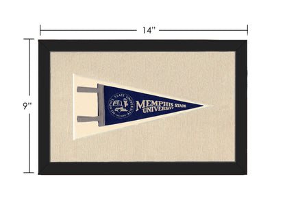 Americana Memories Vintage Pennants and Memorabilia Vintage Memphis State University Pennant