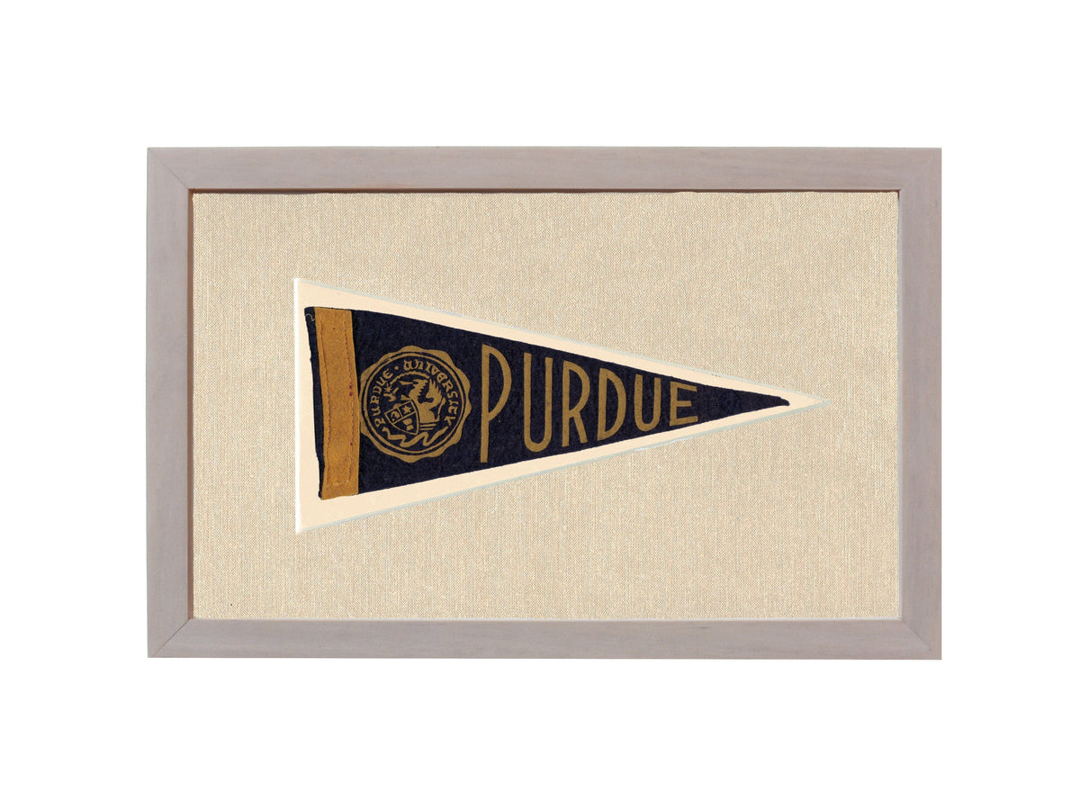 Americana Memories Vintage Pennants and Memorabilia Vintage Purdue Pennant