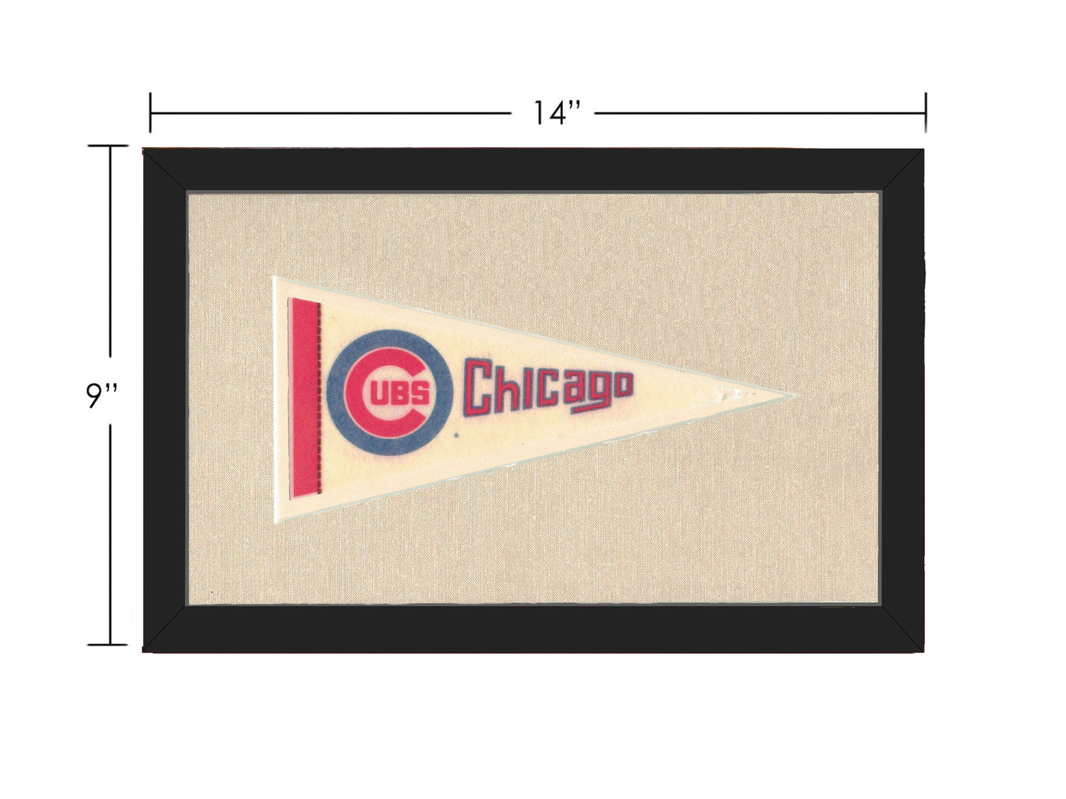 Americana Memories Vintage Pennants and Memorabilia Vintage Chicago Cubs Pennant