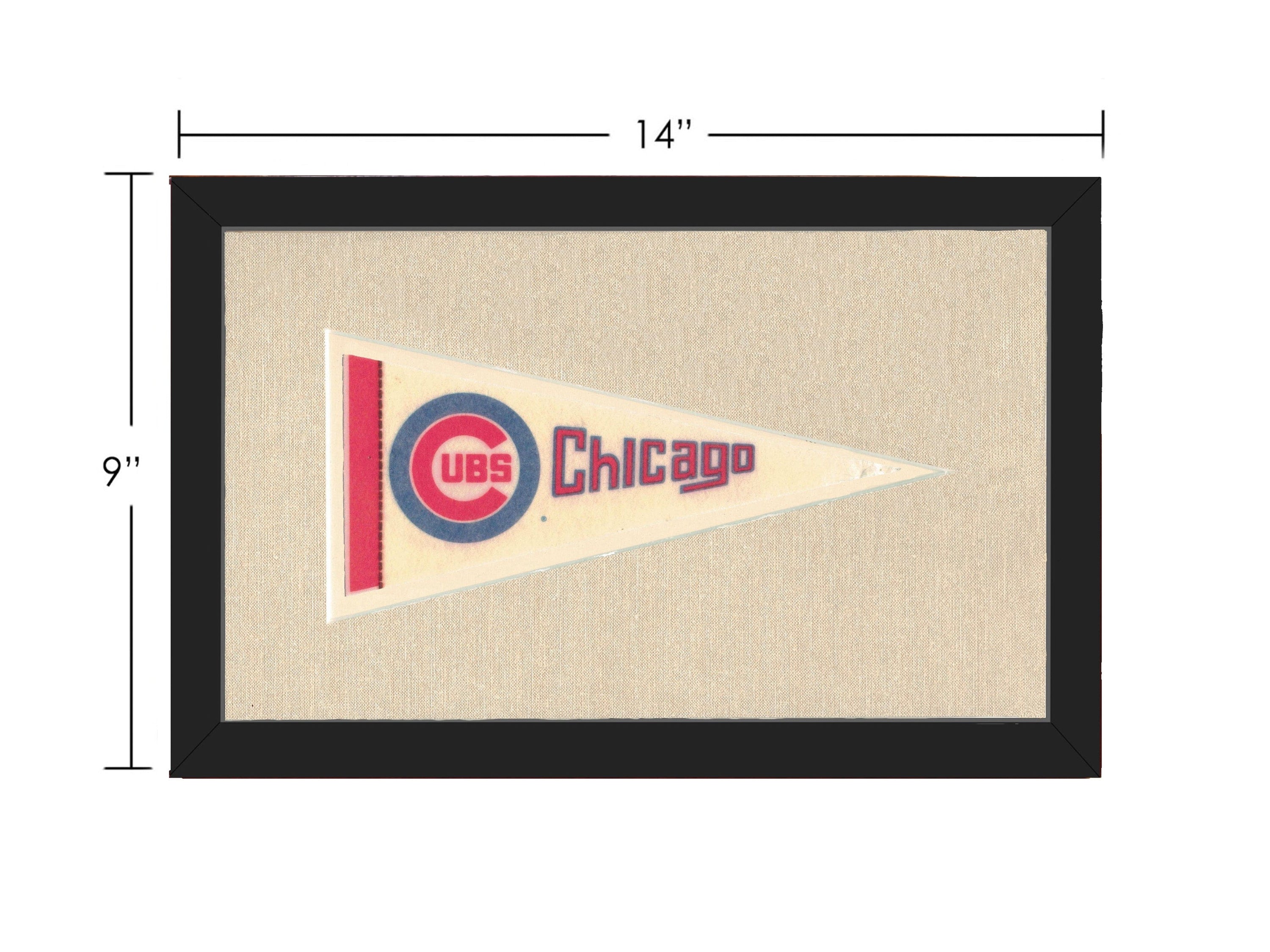 Americana Memories Vintage Pennants and Memorabilia Vintage Chicago Cubs Pennant
