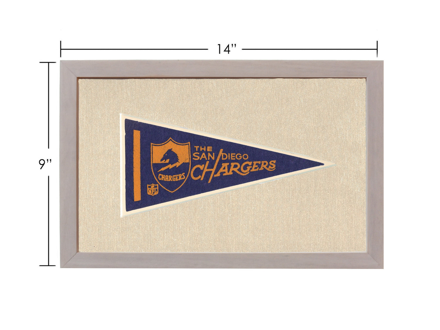 Vintage San Diego Chargers Pennant
