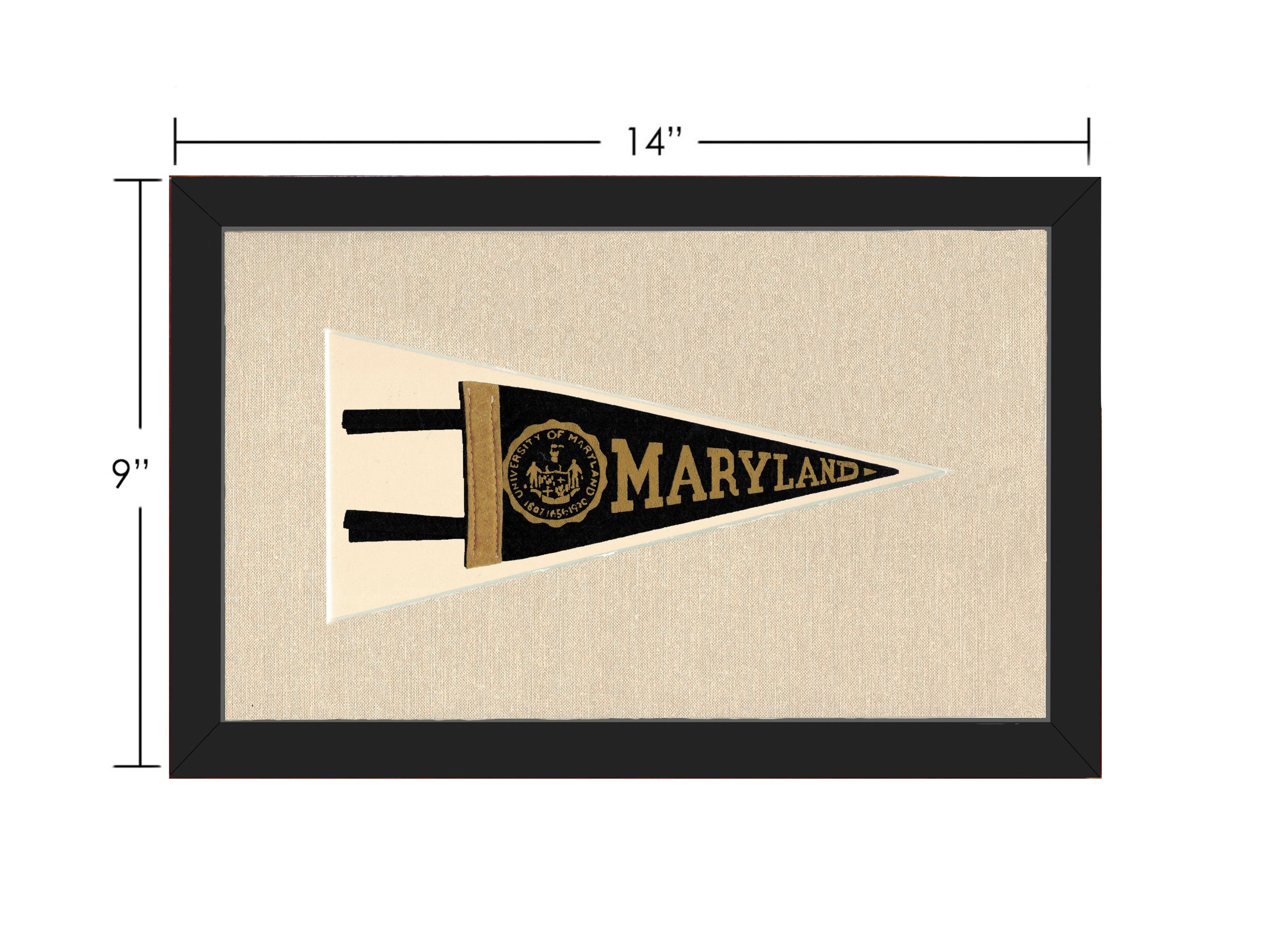 Vintage University of Maryland Pennant