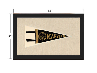Vintage University of Maryland Pennant