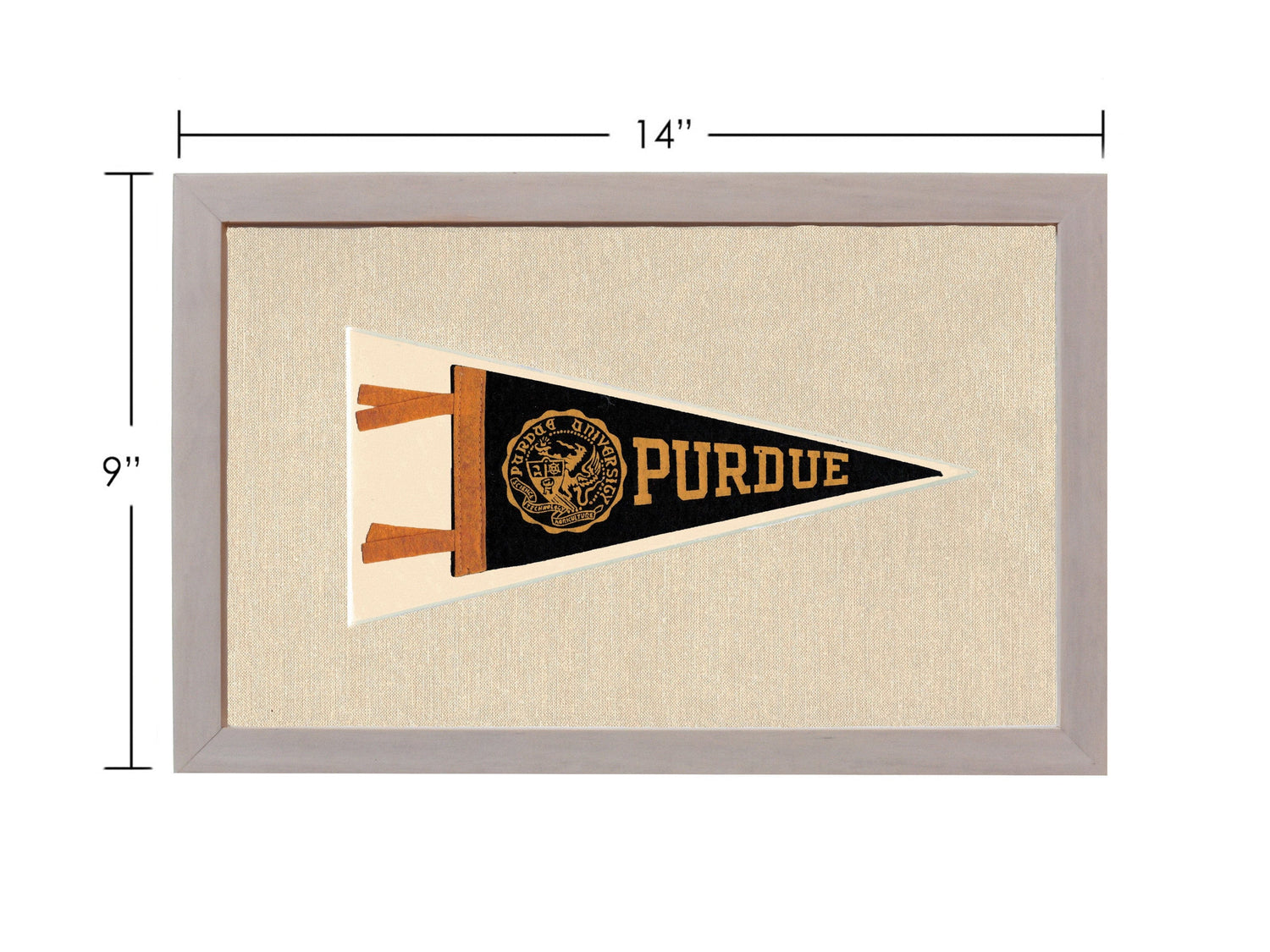Americana Memories Vintage Pennants and Memorabilia Vintage Purdue Pennant
