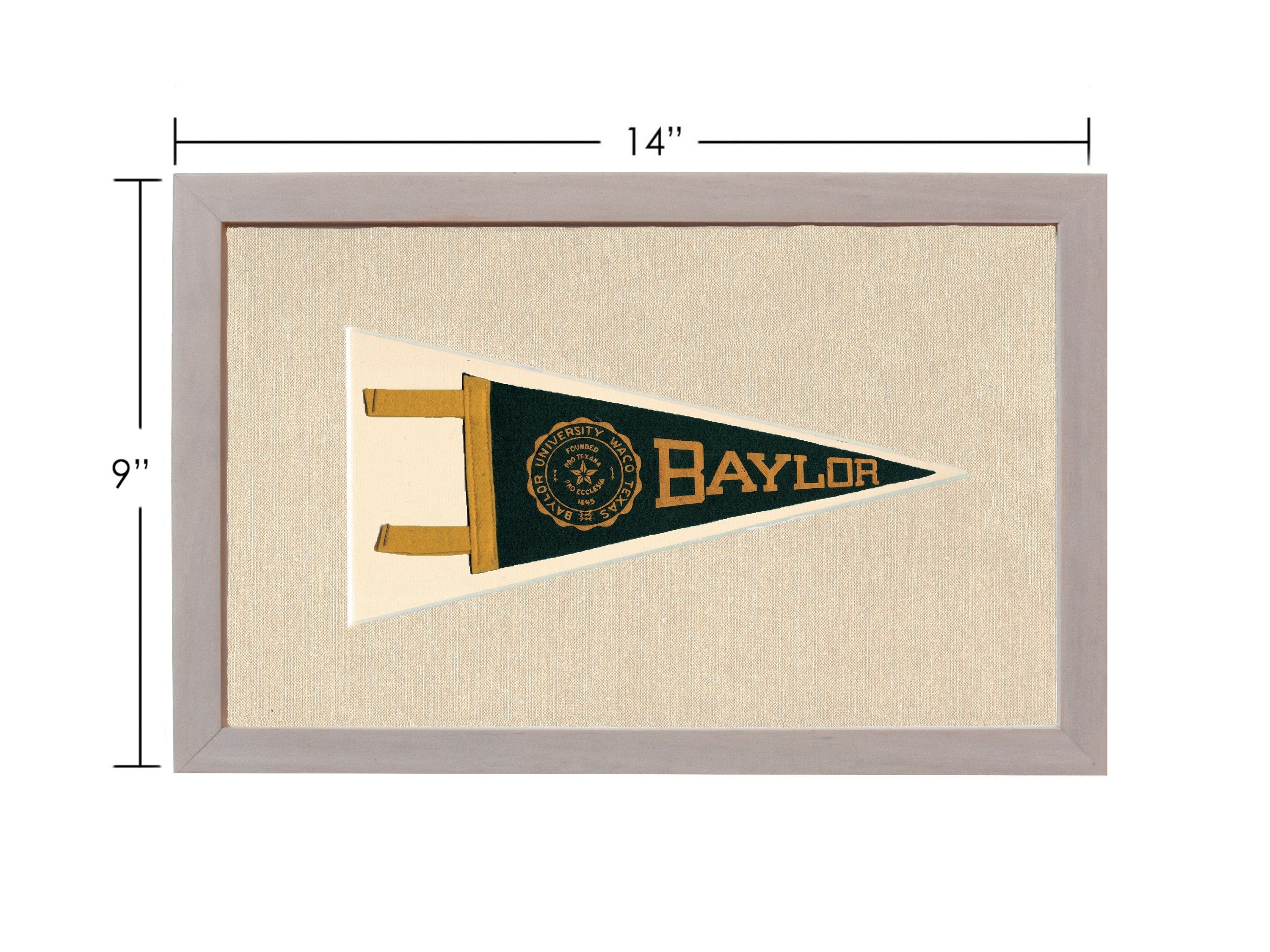 Americana Memories Vintage Pennants and Memorabilia Vintage Baylor University Pennant