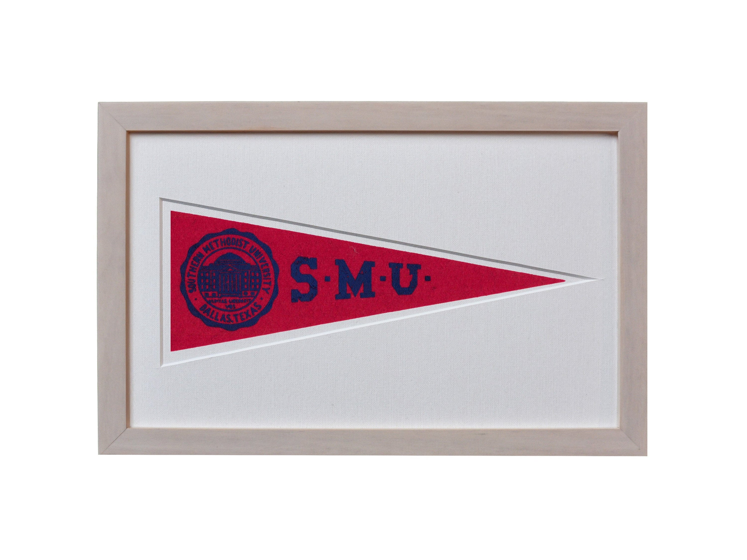 Americana Memories Vintage Southern Methodist University Hormel Pennant