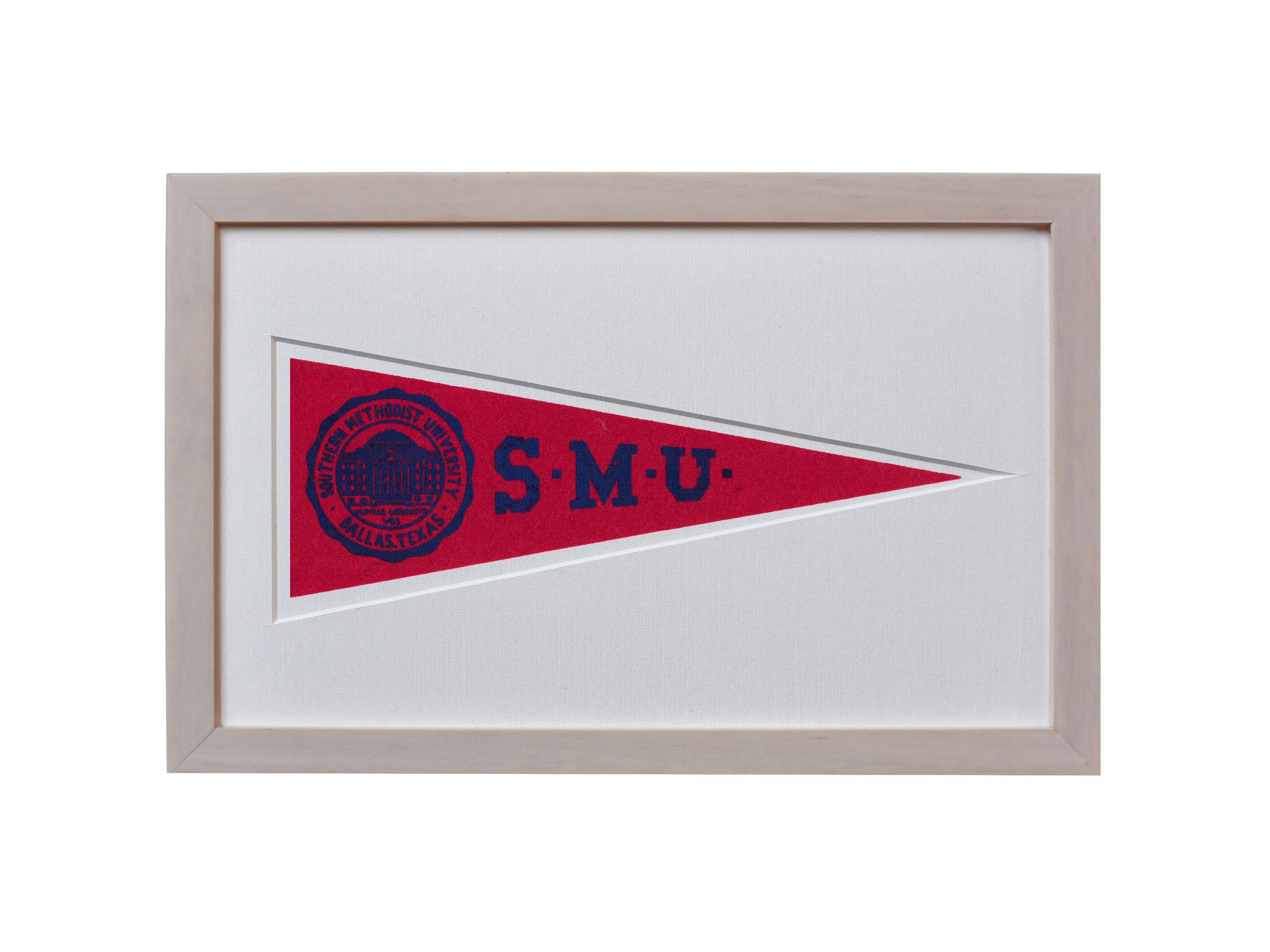 Vintage Southern Methodist University Hormel Pennant