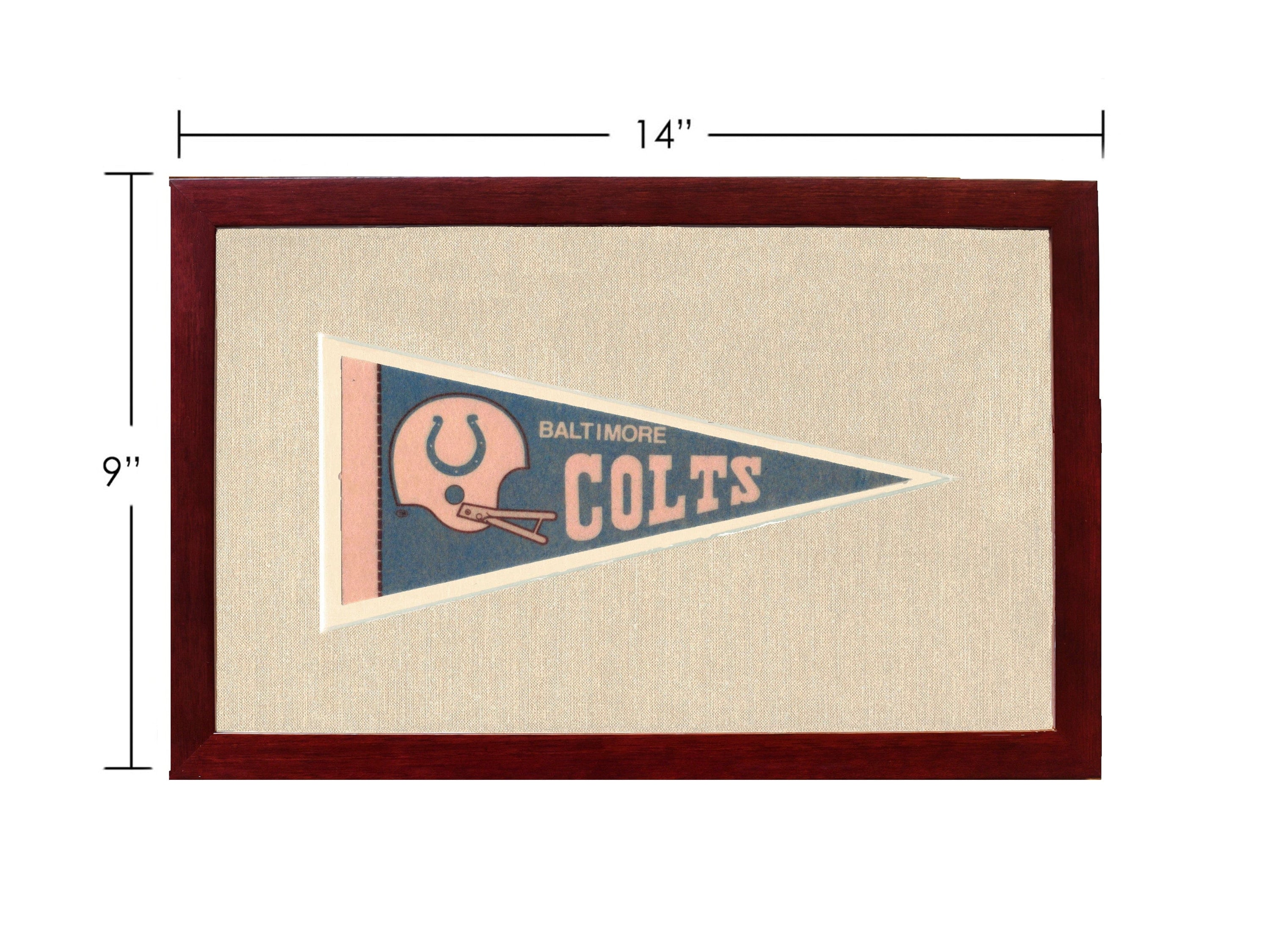 Americana Memories Vintage Pennants and Memorabilia Vintage Baltimore Colts Pennant