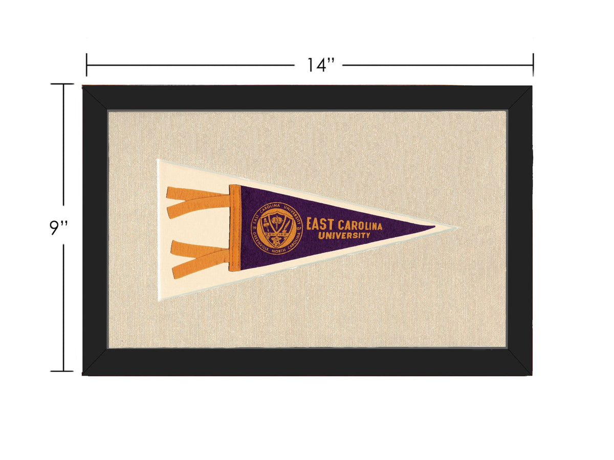 Americana Memories Vintage Pennants and Memorabilia Vintage East Carolina University Pennant