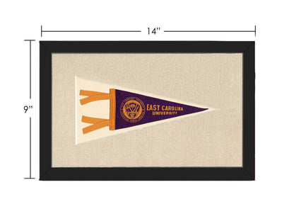 Americana Memories Vintage Pennants and Memorabilia Vintage East Carolina University Pennant