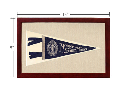 Vintage Mount Saint Mary’s College Pennant