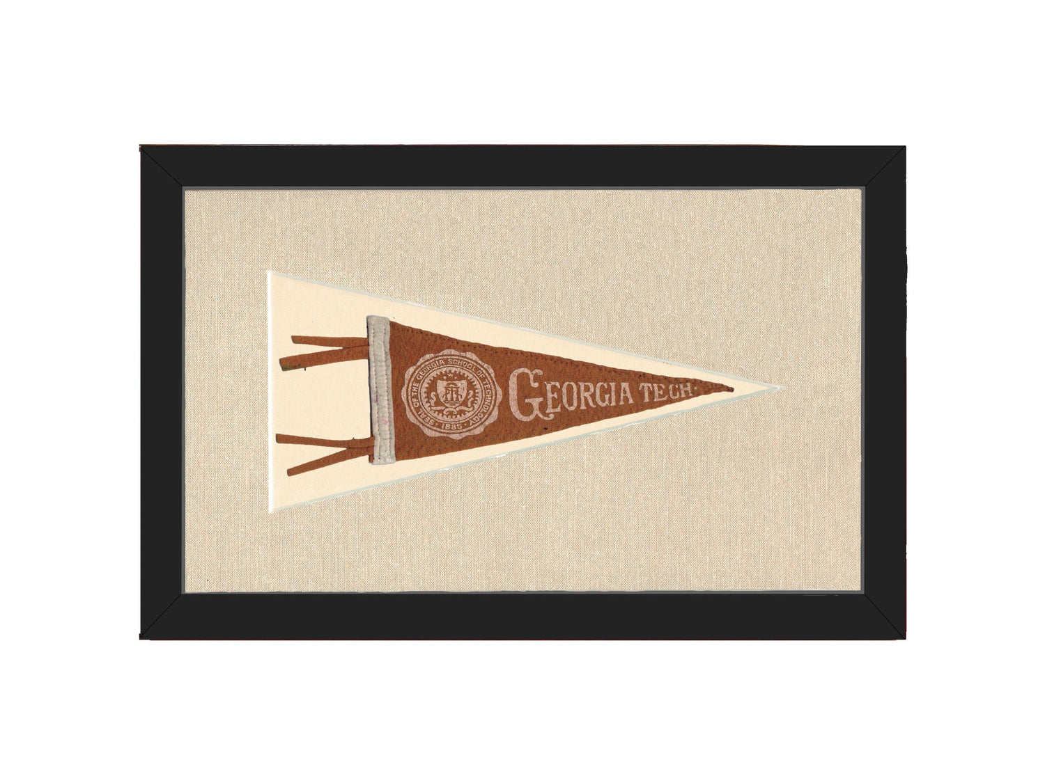Americana Memories Vintage Pennants and Memorabilia Vintage Georgia Tech Pennant