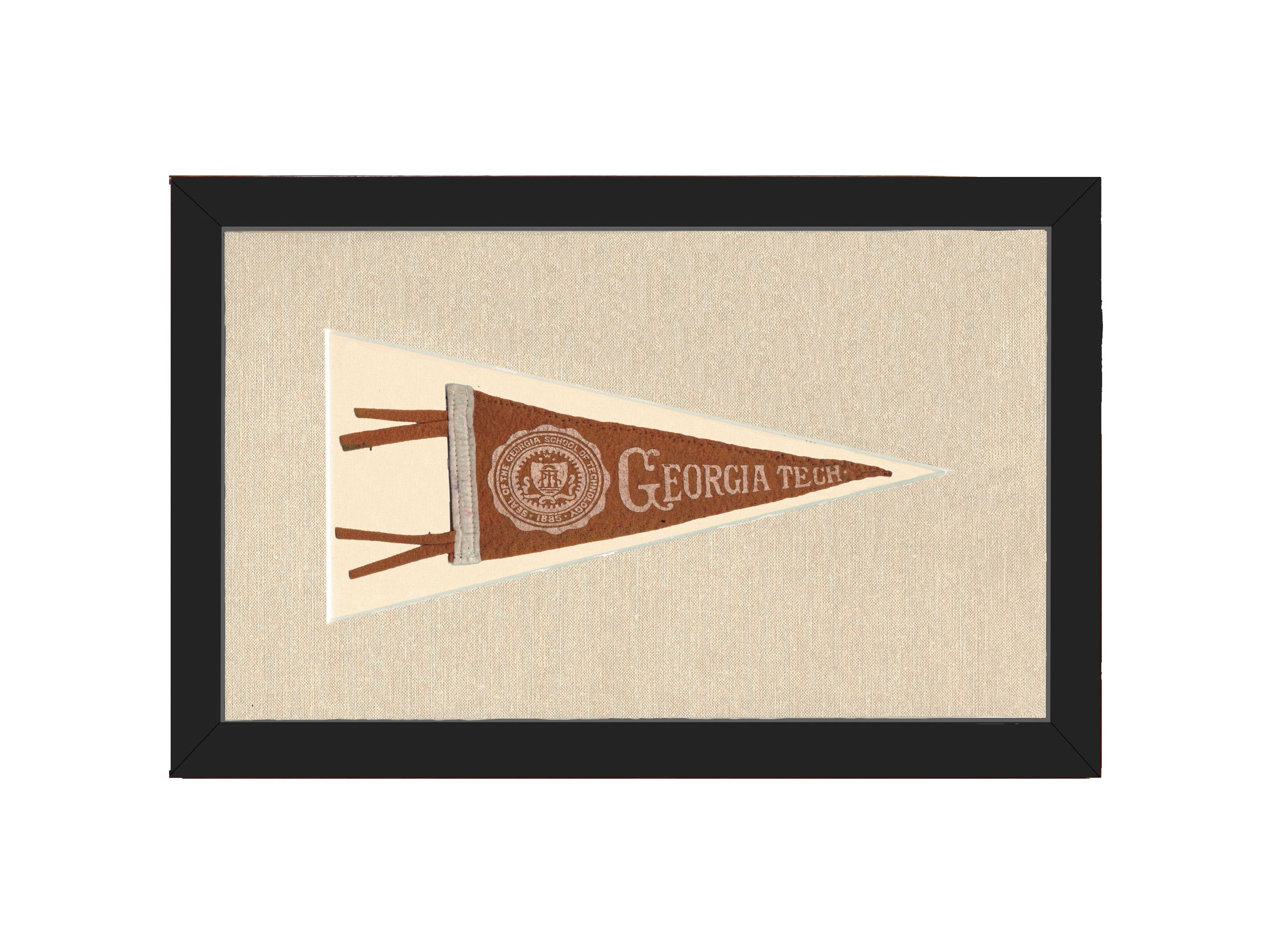 Americana Memories Vintage Pennants and Memorabilia Vintage Georgia Tech Pennant