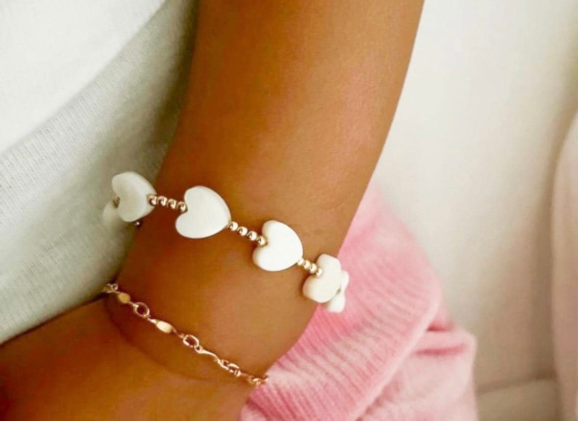 Shell Heart Bracelet