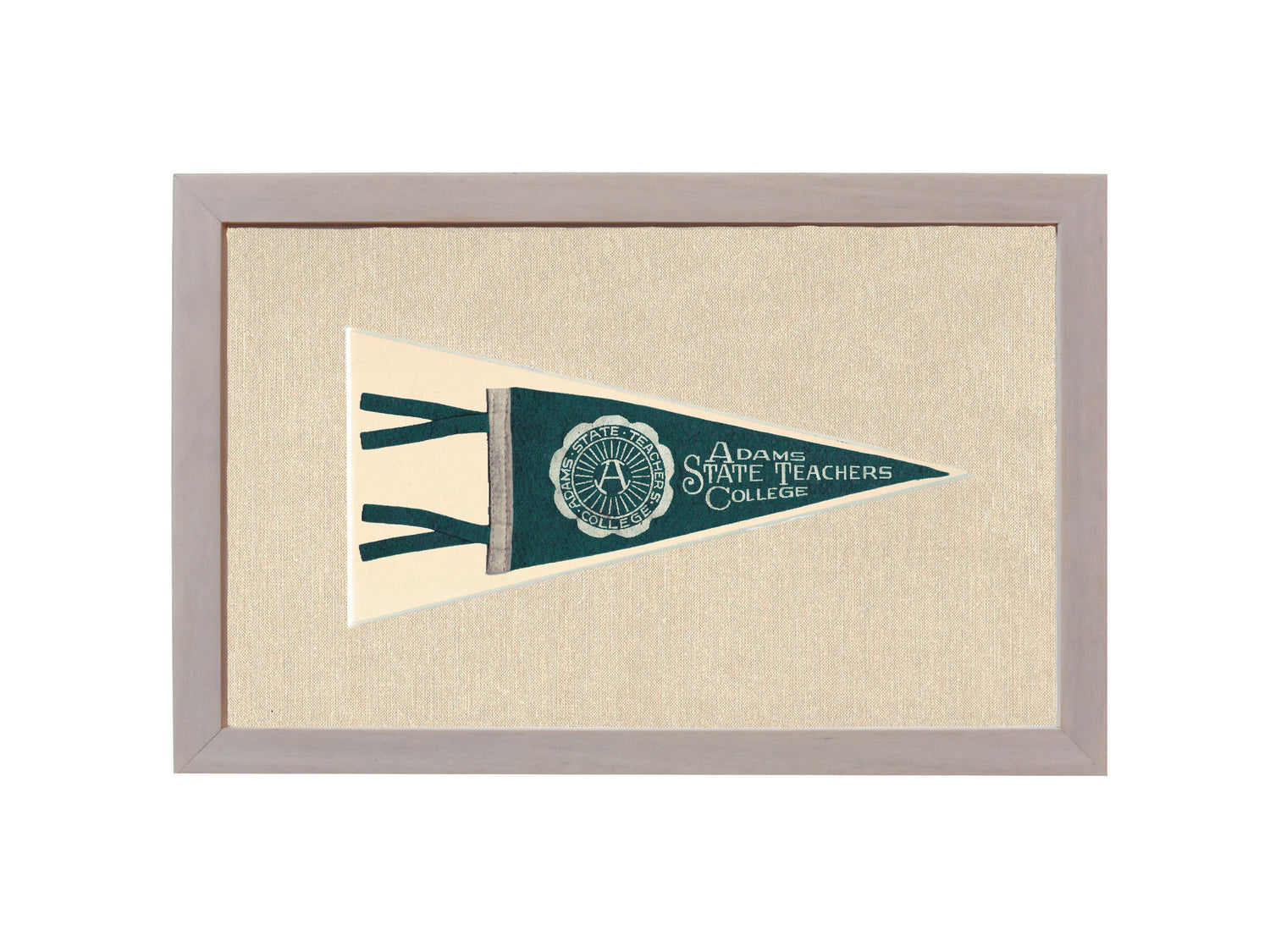 Vintage Adams State Teachers College Pennant