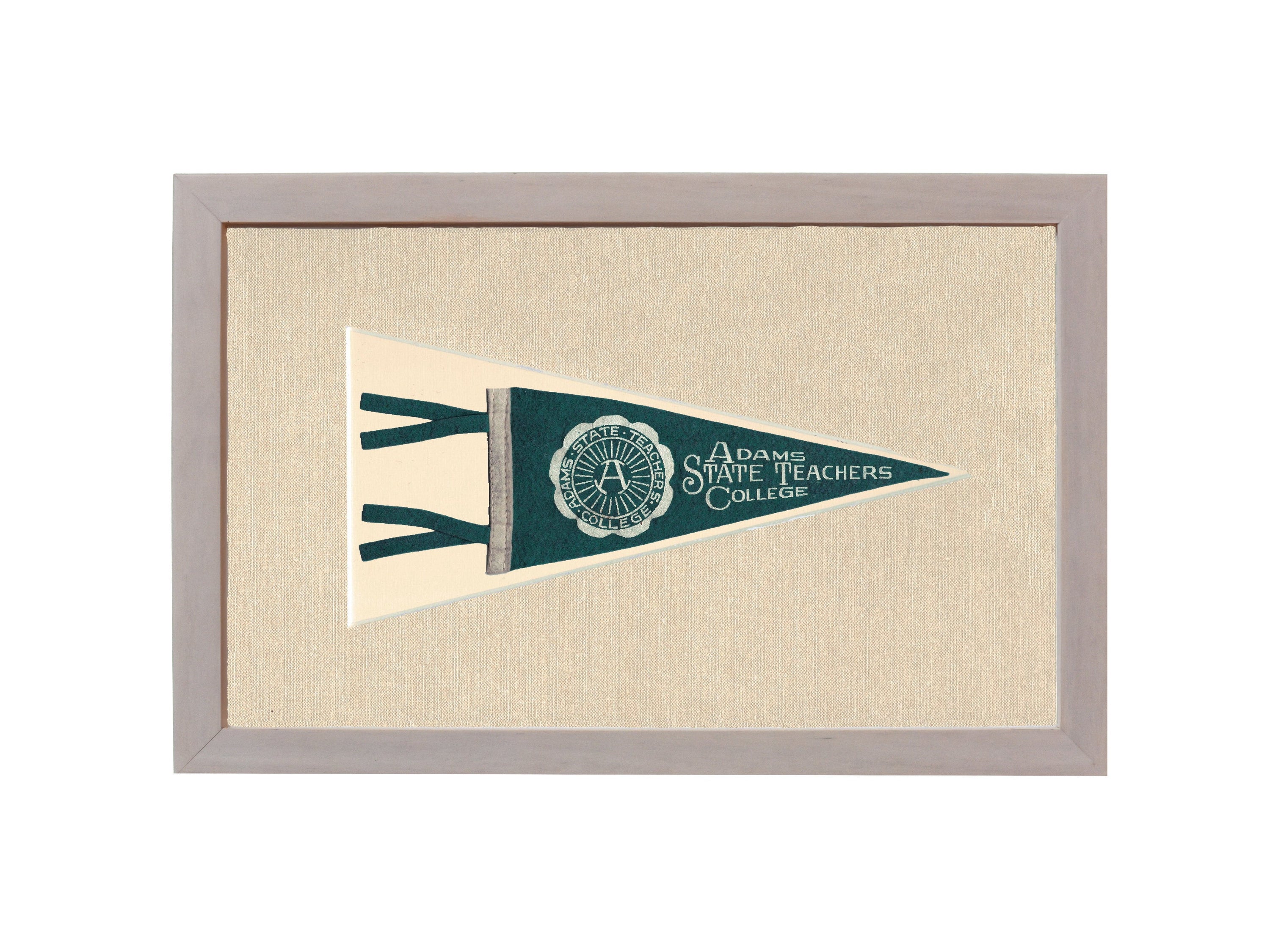 Vintage Adams State Teachers College Pennant