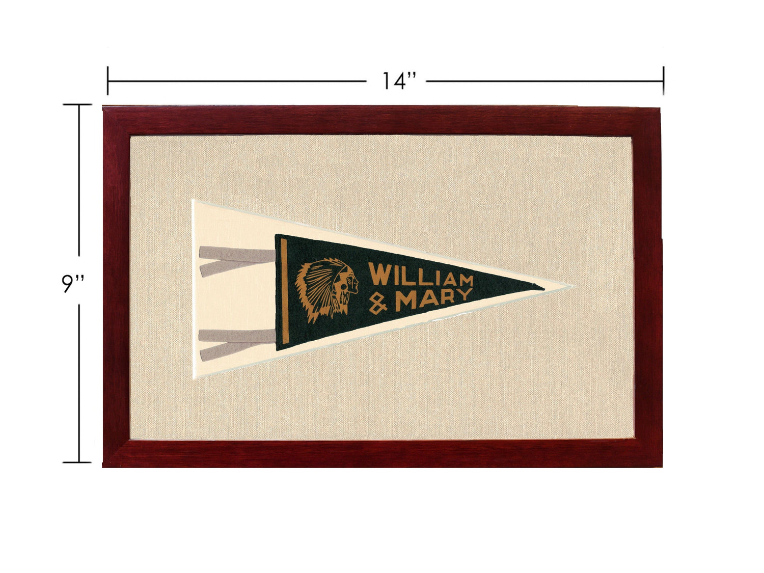 Americana Memories Vintage Pennants and Memorabilia Vintage William &amp; Mary College Pennant
