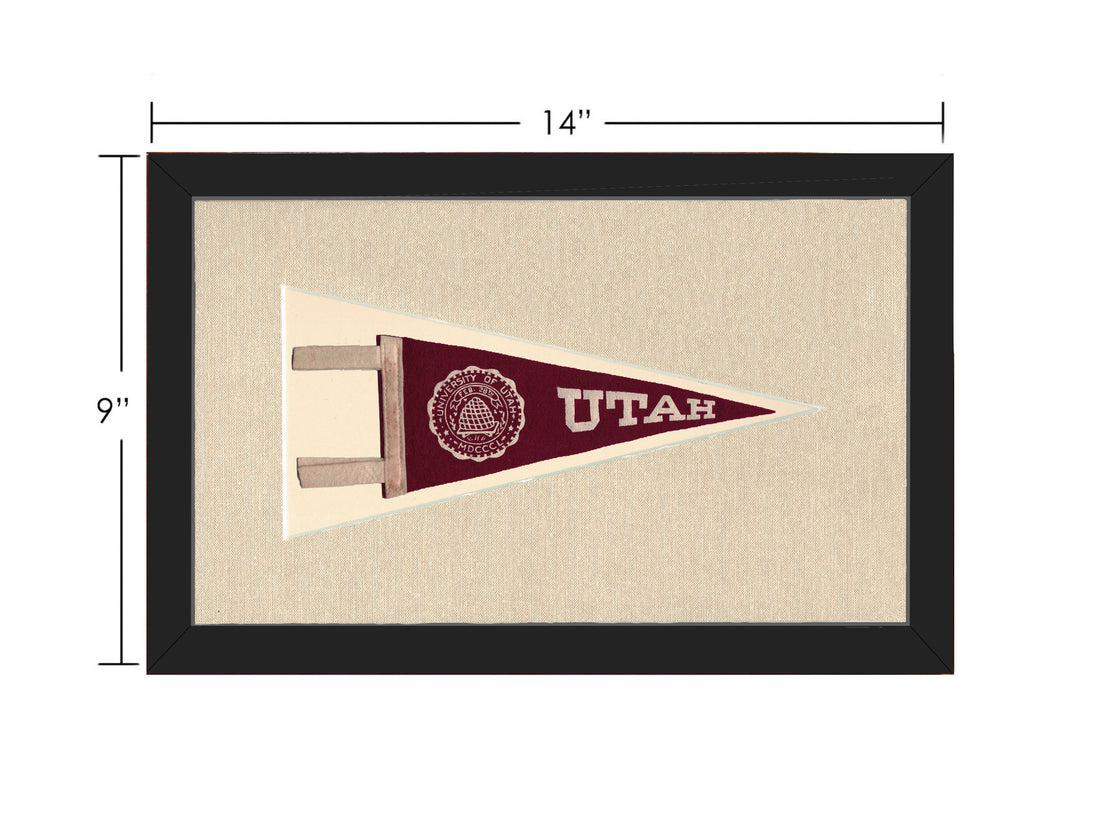 Vintage University of Utah Pennant