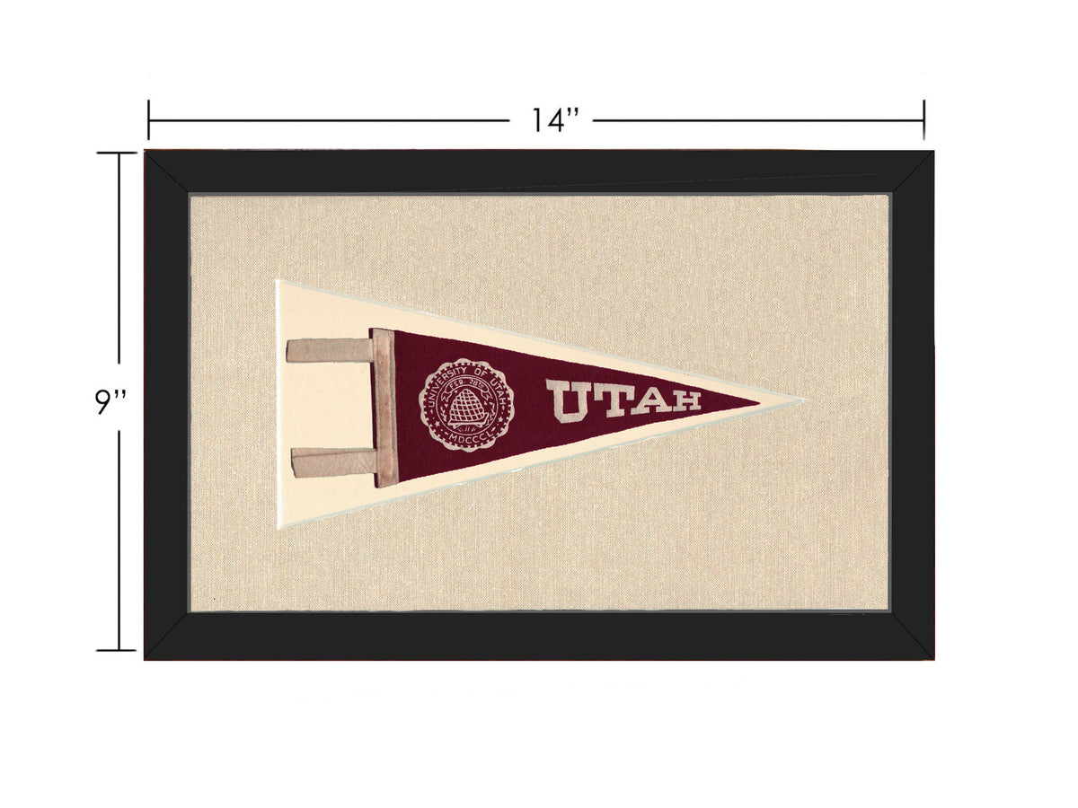 Vintage University of Utah Pennant