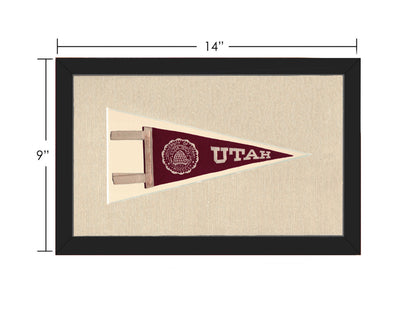 Vintage University of Utah Pennant