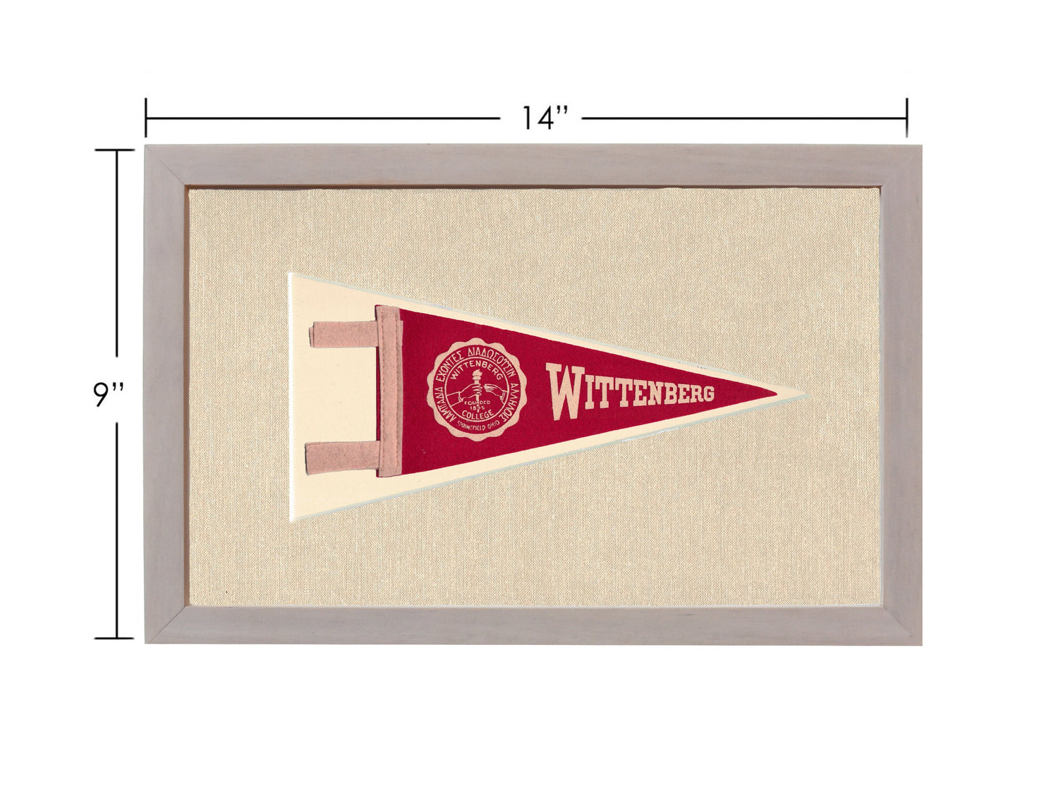 Vintage Wittenberg College Pennant