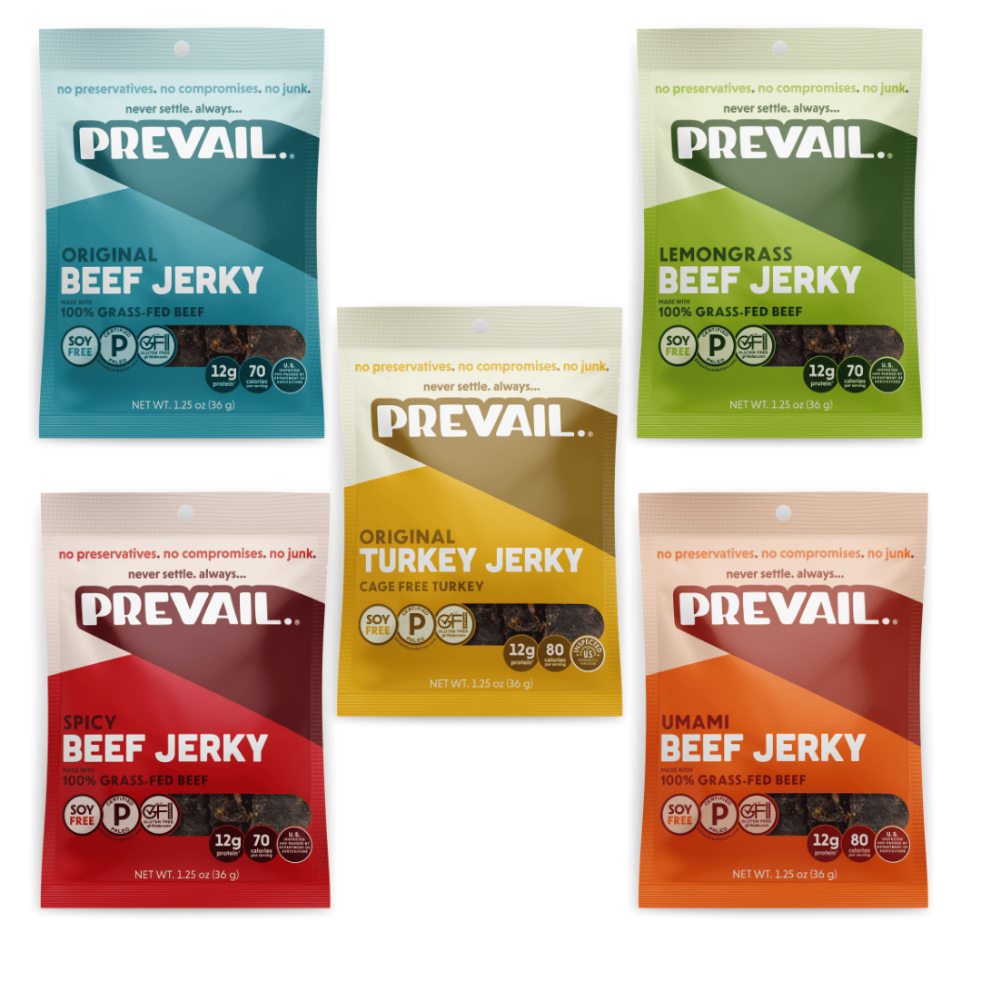 PREVAIL Jerky Jerky Variety Pack, Pack of 5