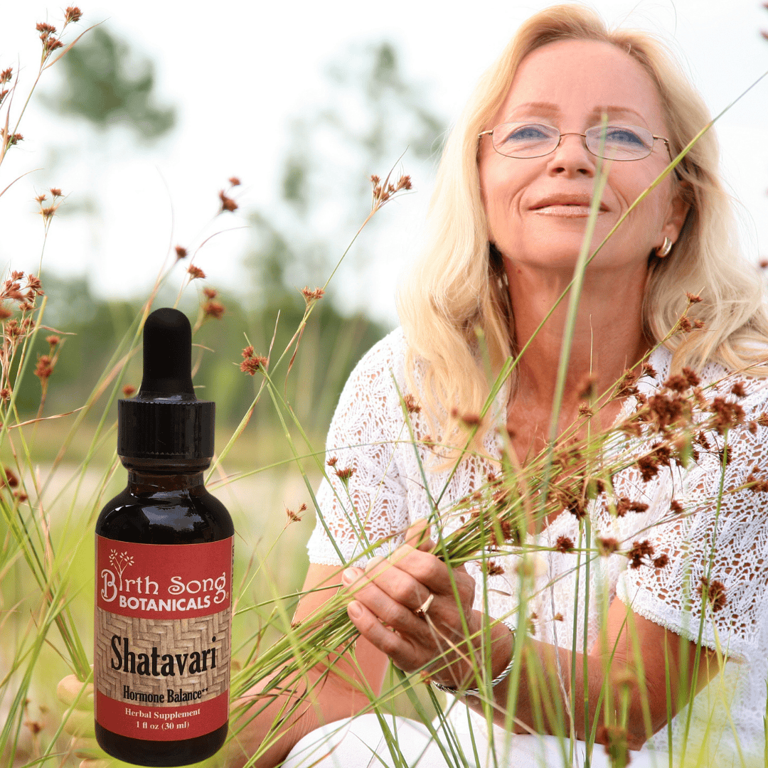 Birth Song Botanicals Co. Tinctures Shatavari Root Tincture Herbal Supplement 1 oz