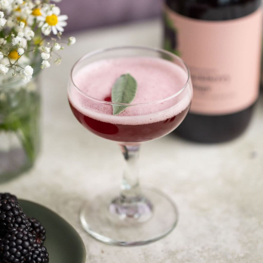 Wood Stove Kitchen Cocktail and Drink Mixers Blackberry &amp; Sage Mixer, 16 fl oz