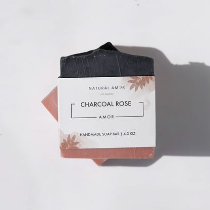 Charcoal Cedar Rose Soap Bar - My American Goods