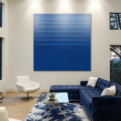 Tailored Canvases Canvas Minimalist Blue Gradient Abstract Wall Art