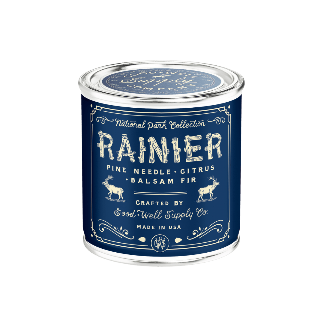 Good &amp; Well Supply Co Candles Rainier National Park Candle