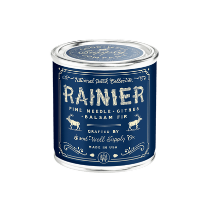 Good &amp; Well Supply Co Candles Rainier National Park Candle