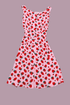 Field Day Dress Sheet Dress in Strawberry Cotton
