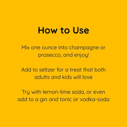 Glitter Mimosa Mixer, 16 fl oz - My American Goods
