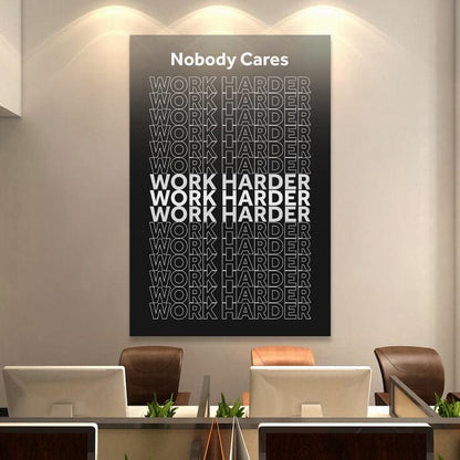 Tailored Canvases Canvas Work Harder Motivational Wall Sign