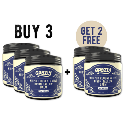 Whipped Bison Tallow &amp; Manuka Honey Moisturizing Balm