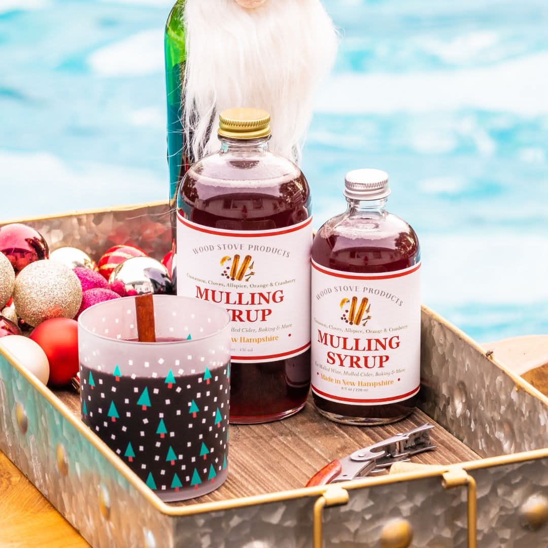 Wood Stove Kitchen Cocktail and Drink Mixers Mulling Syrup, 8 fl oz