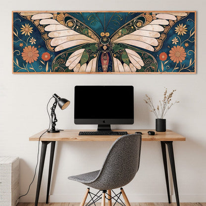 Tailored Canvases Canvas Abstract Vintage Butterfly Wall Art