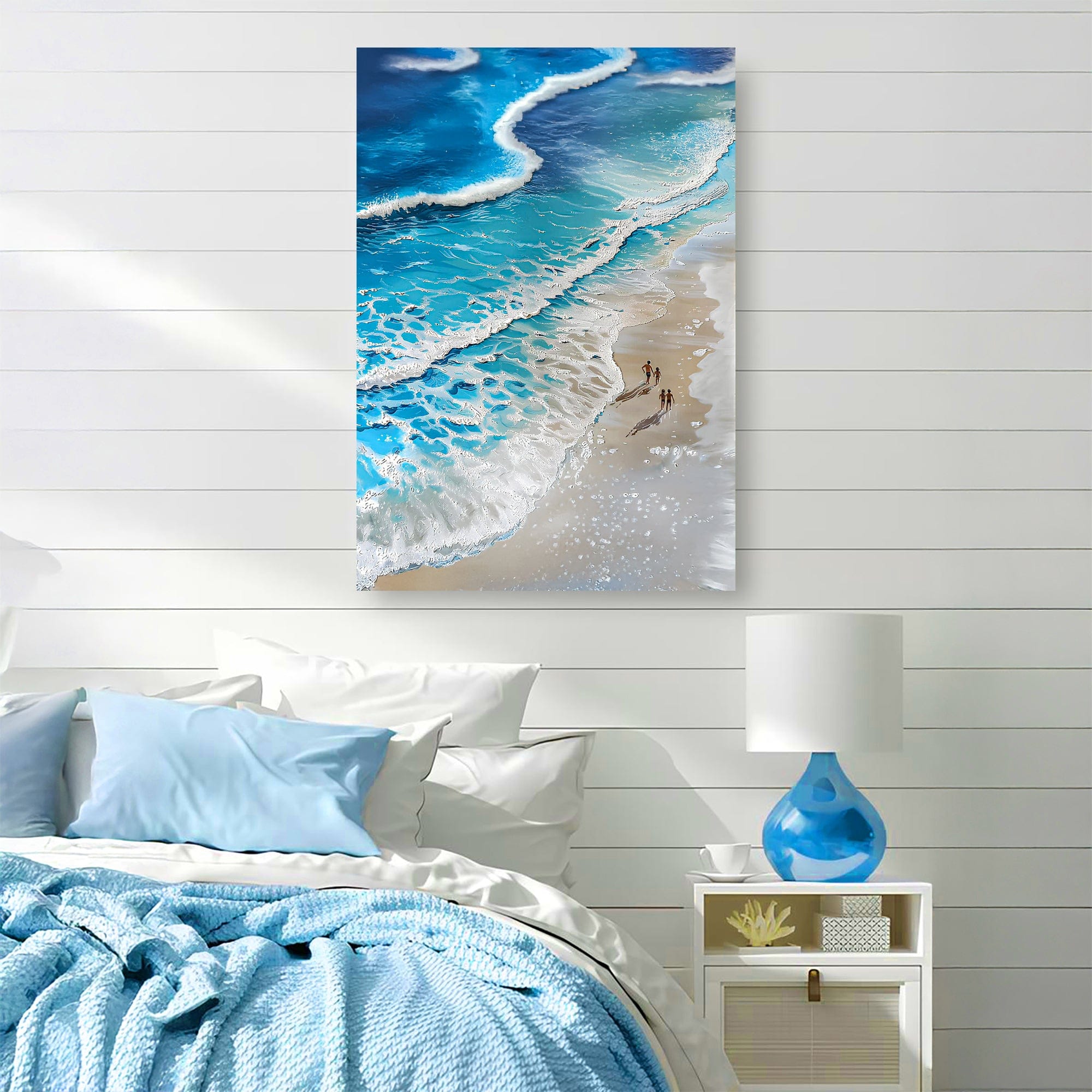 Tailored Canvases Canvas Beachfront Painting Coastal Wall Art III